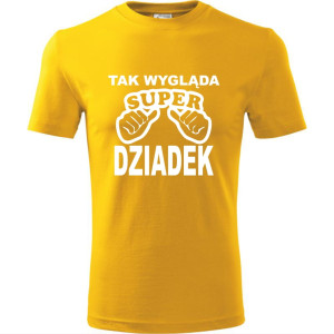Męska koszulka - Tak wygląda super dziadek