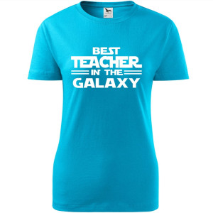 Damska koszulka - best teacher in the galaxy