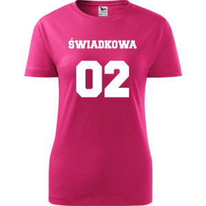 Damska koszulka taliowana - Team młodej Świadkowa
