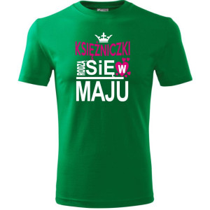 Dziecięca koszulka - Księżniczki rodzą się w maju