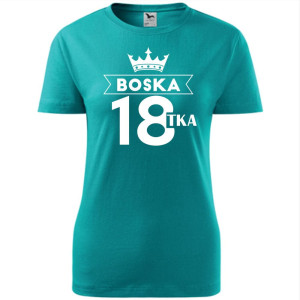 Wyjątkowa Damska koszulka -boska 18