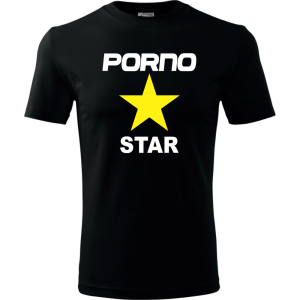 Męska koszulka - Porno Star t-shirt HIT