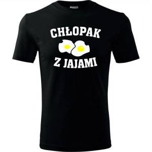 Męska koszulka - Chłopak z jajami