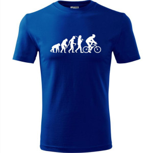 Męska koszulka dla Rowerzysty - Ewolucja rower - t-shirt prezent
