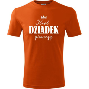 Męska koszulka - Król dziadek pierwszy