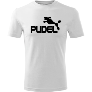 Męska koszulka - Pudel