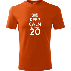 Męska koszulka - keep calm i'm only 20
