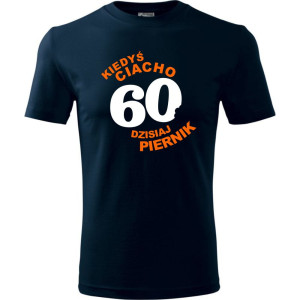 Męska koszulka - kiedyś ciacho 60 dzisiaj piernik