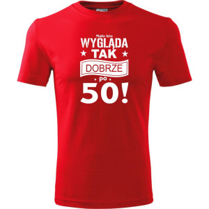 Męska koszulka - mało kto wygląda tak dobrze po 50