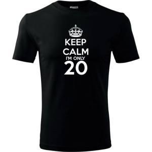 Męska koszulka - keep calm i'm only 20