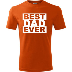 Męska koszulka - Best dad ever. Dla taty na urodziny dzień ojca
