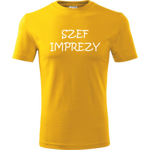 Męska koszulka - Szef imprezy
