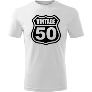 Męska koszulka - vintage 50