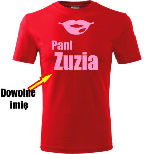 Dziecięca koszulka - Pani + Twoje imię