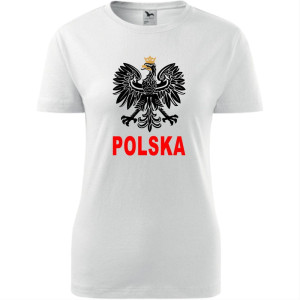 Damska koszulka taliowana - Polska 03