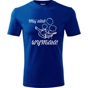 Męska koszulka - Mój tata wymiata