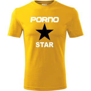 Męska koszulka - Porno Star t-shirt HIT