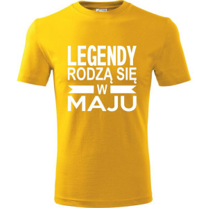 Męska koszulka - Legendy rodzą się w maju