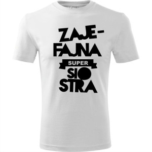 Dziecięca koszulka - zaje fajna siostra