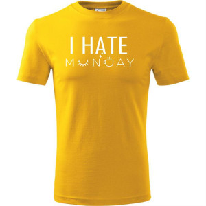 Męska koszulka - I hate moday