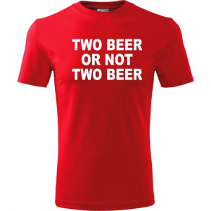 Męska koszulka - Two beer or not two beer
