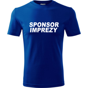 Męska koszulka - Sponsor imprezy