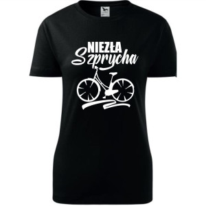 Damska koszulka taliowana - Niezła szprycha
