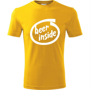 Męska koszulka - Beer inside
