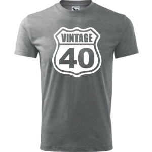 Męska koszulka - Vintage 40