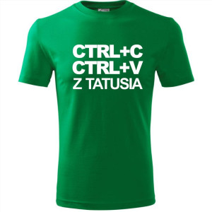 Dziecięca koszulka - ctrl+cv z tatusia