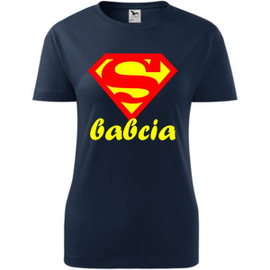 Damska koszulka - Super babcia.