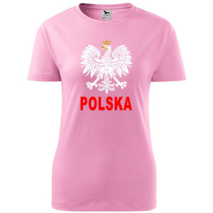 Damska koszulka taliowana - Polska 03