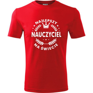 Męska koszulka - Najlepszy nauczyciel na świecie 05