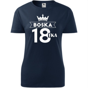 Wyjątkowa Damska koszulka -boska 18