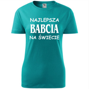 Damska koszulka - Najlepsza babcia na świecie