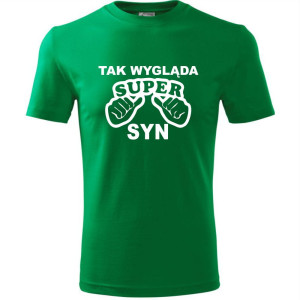 Dziecięca koszulka - tak wygląda super syn