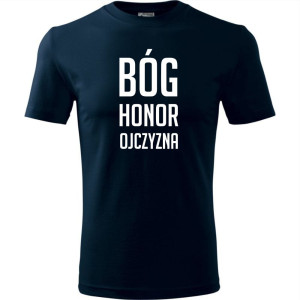 Męska koszulka - Bóg Honor Ojczyzna 3