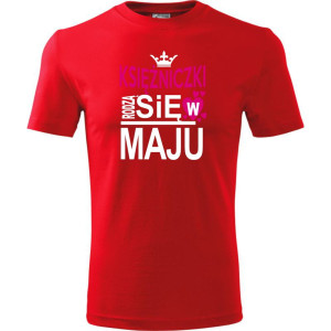 Dziecięca koszulka - Księżniczki rodzą się w maju