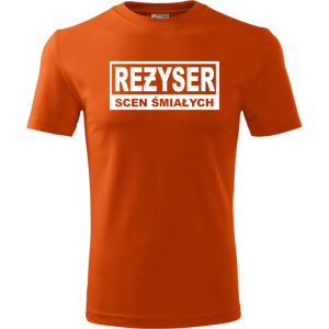 Męska koszulka - Reżyser scen śmiałych