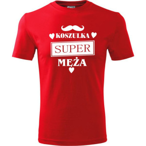 Męska koszulka - Koszulka super męża