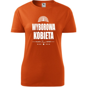 Damska koszulka - Wyborowa kobieta