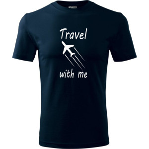 Męska koszulka Turystyczna - Travel with me
