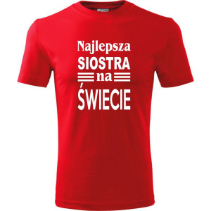 Dziecięca koszulka - Najlepsza siostra na świecie