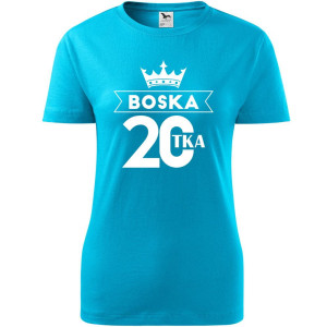 Damska koszulka - boska 20 - prezent na urodziny