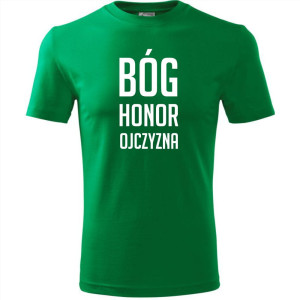 Męska koszulka - Bóg Honor Ojczyzna 3