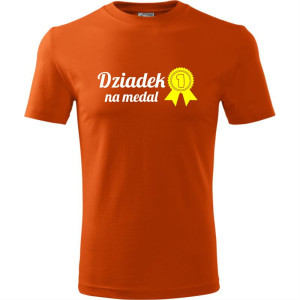 Męska koszulka - Dziadek na medal