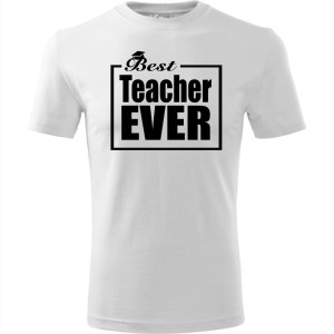 Męska koszulka - Best teacher ever