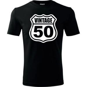 Męska koszulka - vintage 50