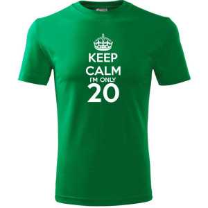 Męska koszulka - keep calm i'm only 20