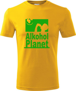Męska koszulka - Alkohol planet